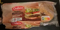 Pains à burgers géabt à la farine complète