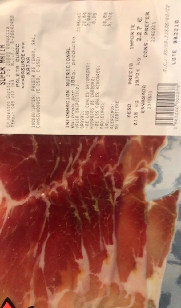 Paleta Duroc