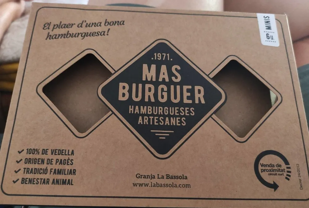 Mini burguer meat de vedella