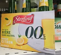 Sterling biere sand alcool citron