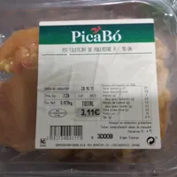 Pechuga de pollo fileteada
