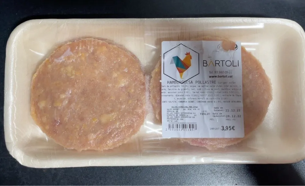 Hanburguesa pollastre