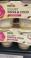 Yogurt desnatado piña y coco
