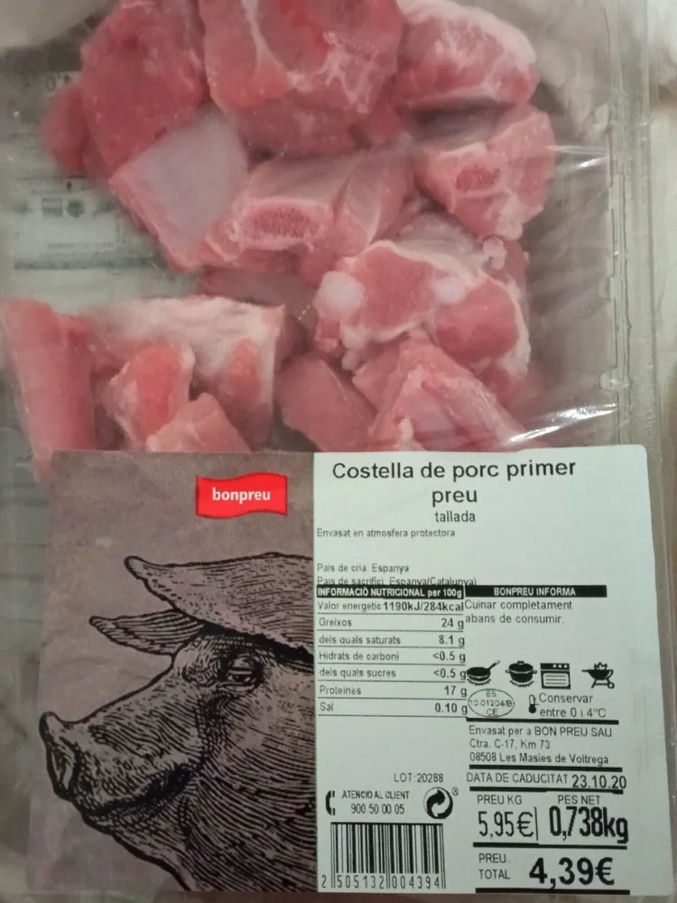 Costillas de cerdo