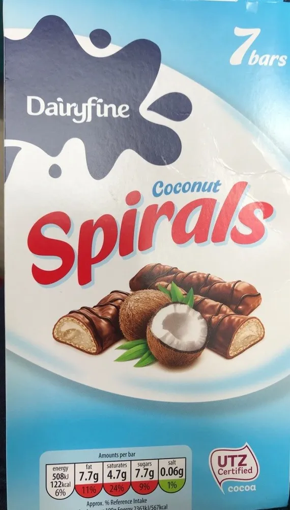 Coconut spirals