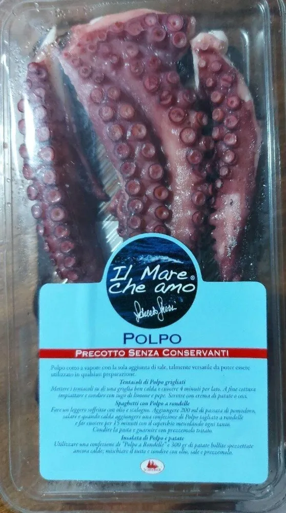 Tentacoli di polpo precotto