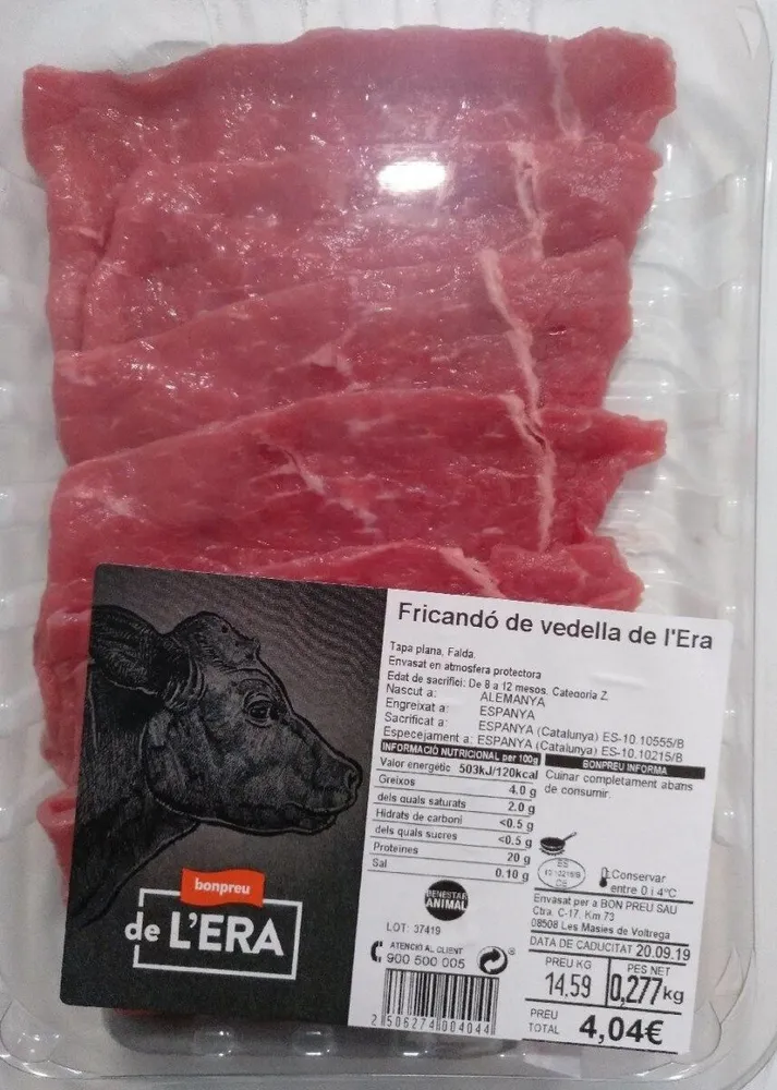 Fricandó de vedella de l'Era