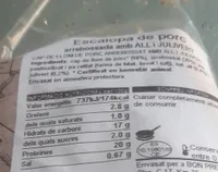 Escalona de cerdo rebozada en ajo y perejil
