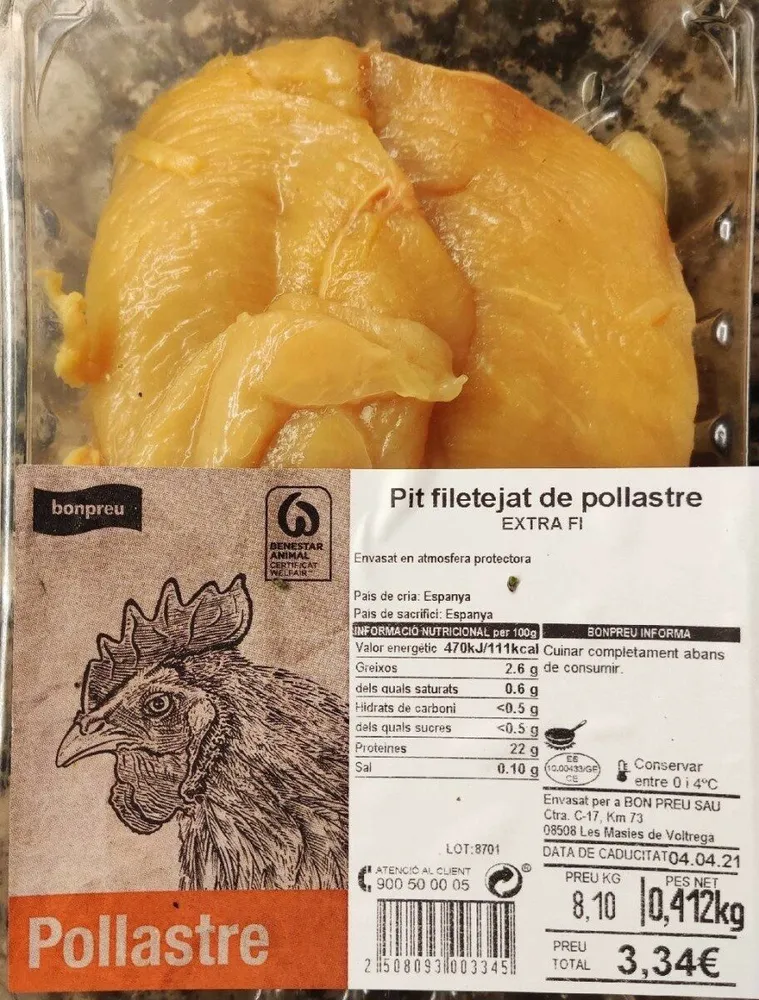 Pit de pollastre filetejat