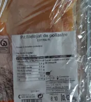 Pechuga de pollo fileteada extrafina