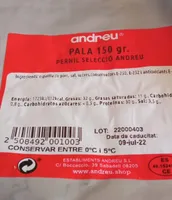 Pernil selecció andreu
