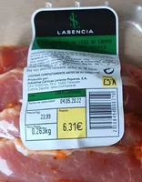 Lomo adobado de cerdo de campo ibérico raza iberica