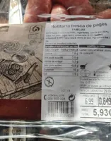 Butifarra fresca