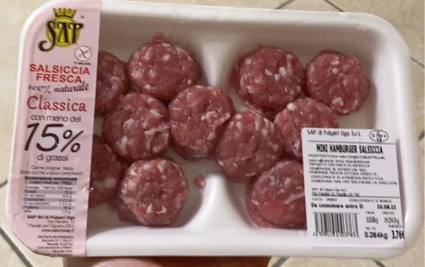 Mini Hamburger Salsiccia