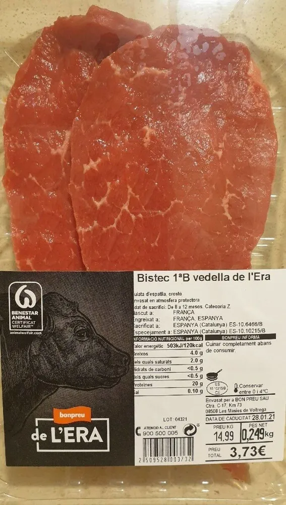 Bistec 1a b vedella de l'Era