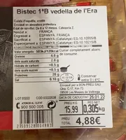 Bistec 1 B vesella de l era