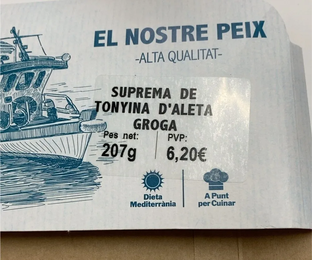 Tonyina aleta groga