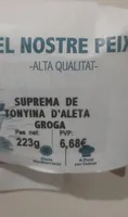 Suprema de tonyina d'aleta groga