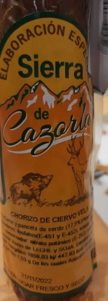 Chorizo sierra de cazorla
