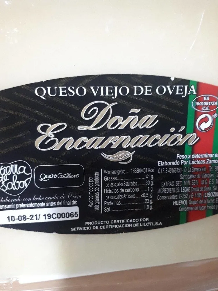 Queso viejo de oveja