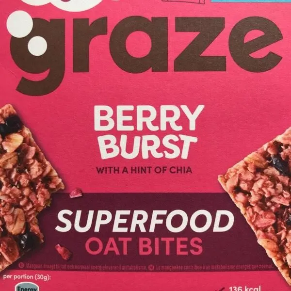Berry Burst Superfood Oat Bites