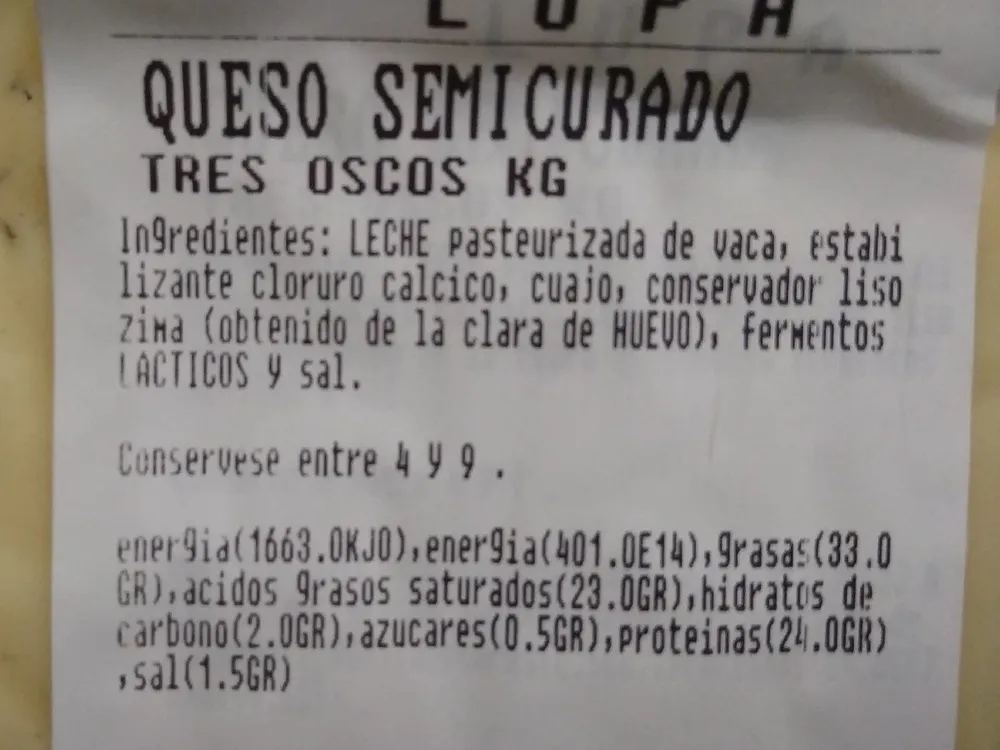 Queso semicurado