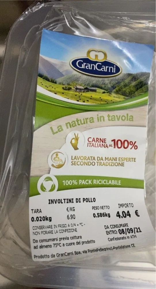Involtini di pollo