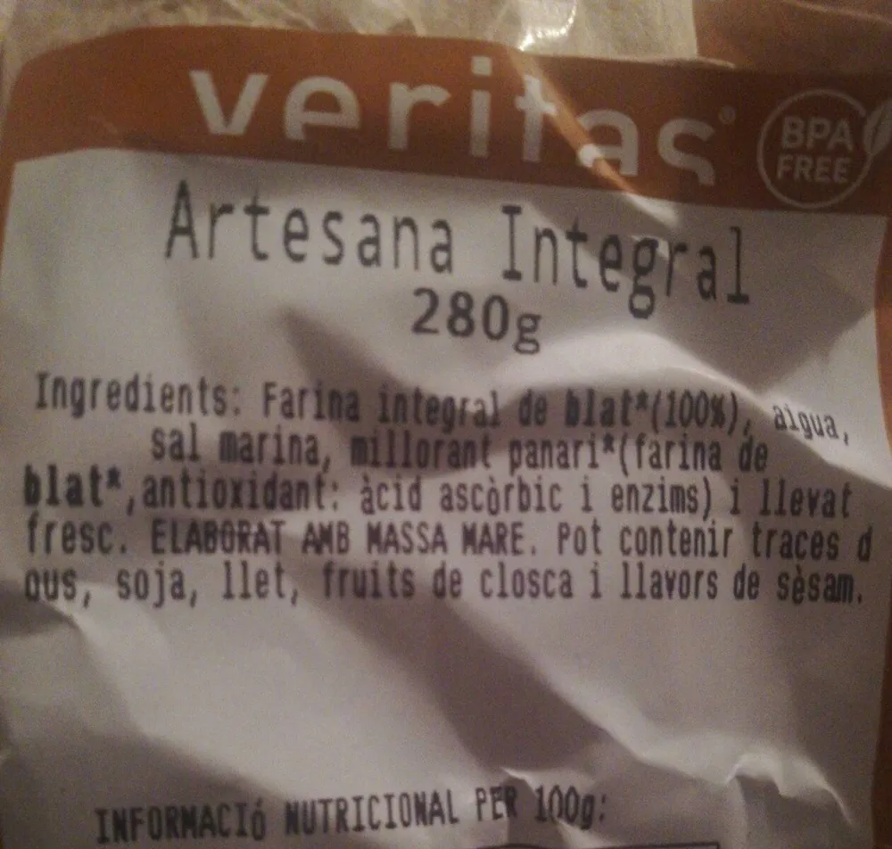 Barra artesana integral