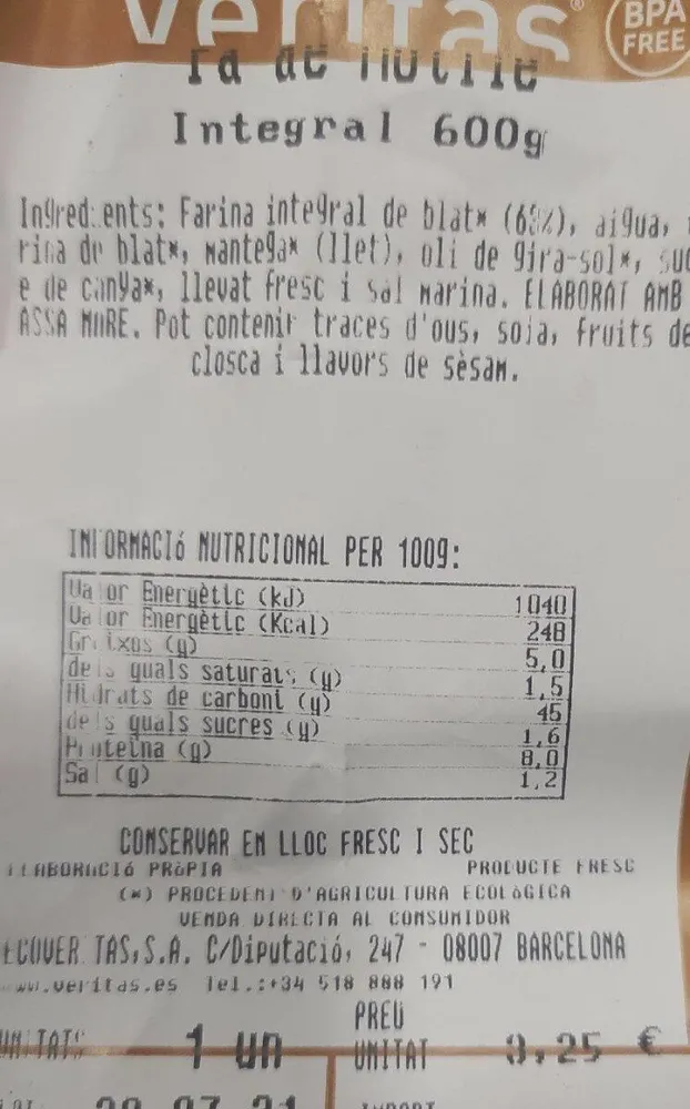 Pa de motlle integral