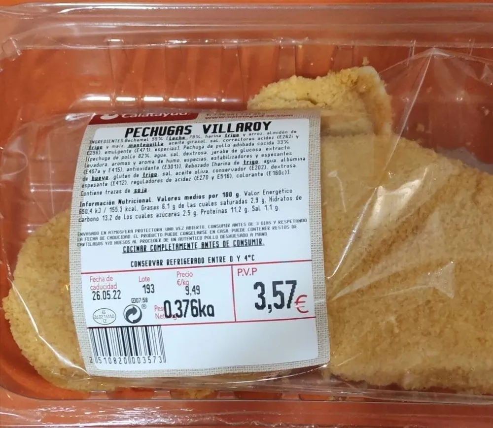 Pechugas Villaroy