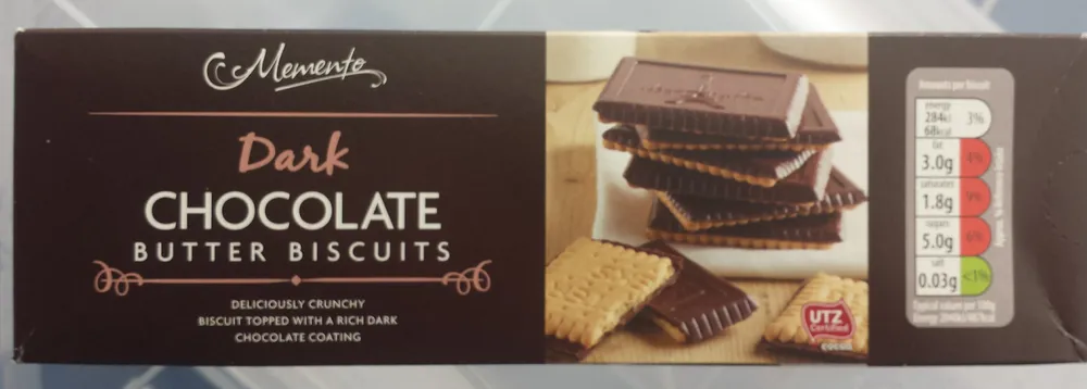 Chocolate butter biscuits