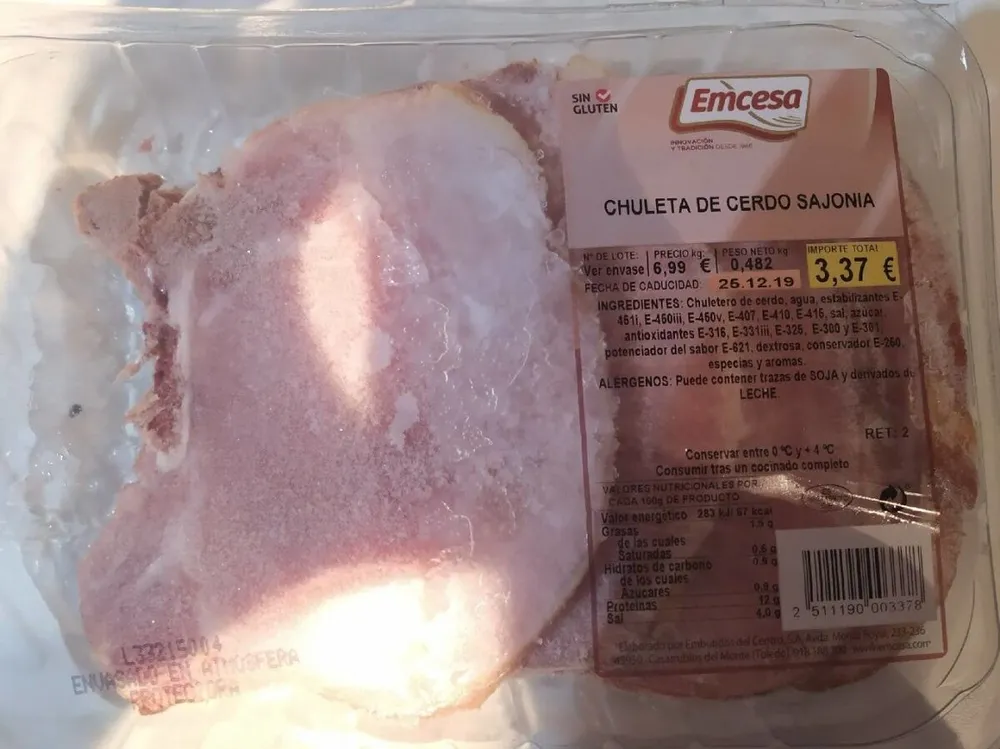Chuleta de cerdo sajonia