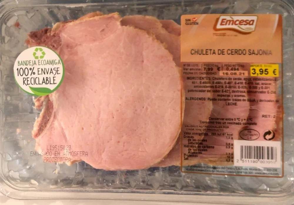 Chuleta de cerdo sajonia