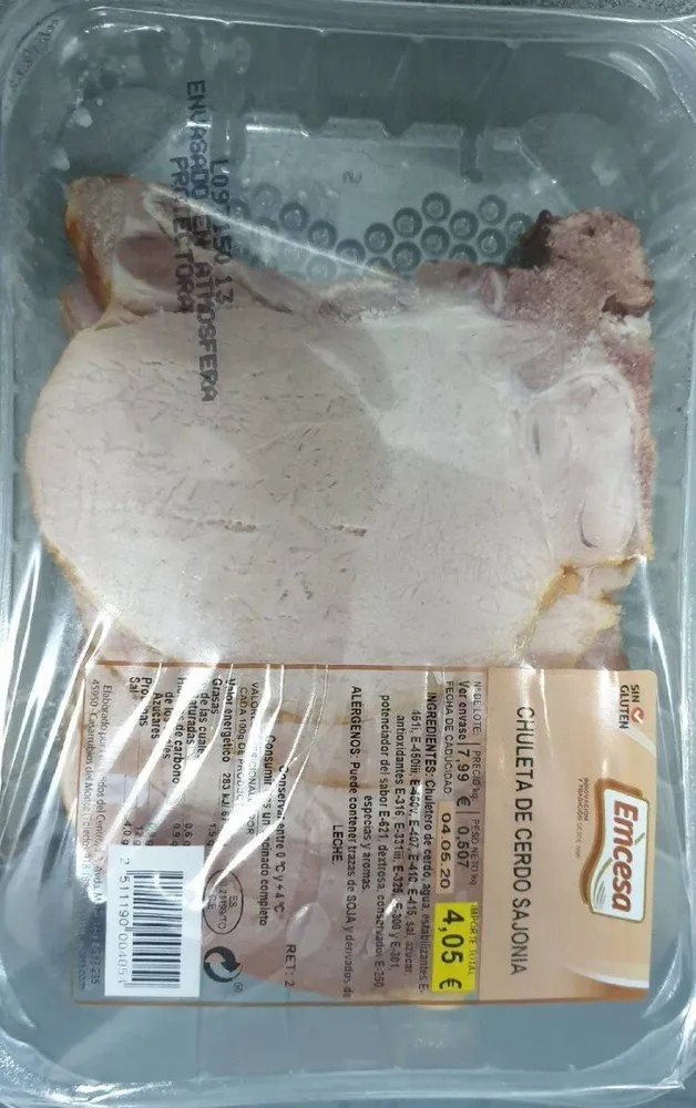 Chuleta Cerdo Sajonia