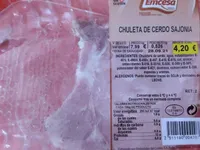 Chuleta de cerdo sajona
