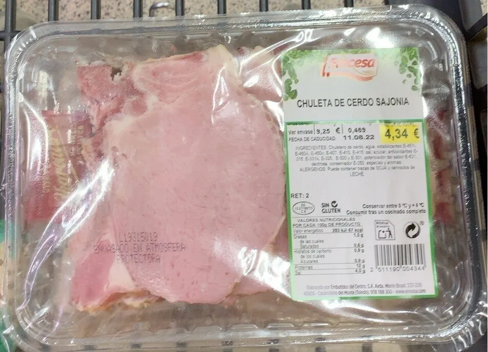 Chuleta de cerdo Sajonia