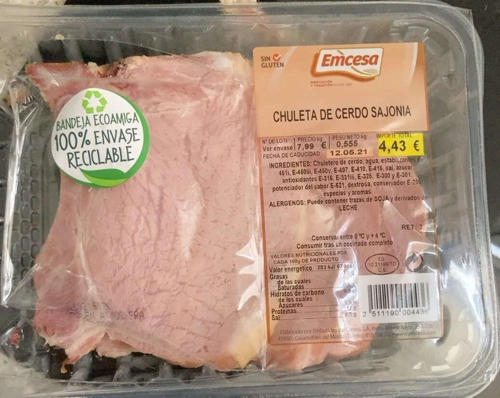 Chuleta de cerdo Sajonia