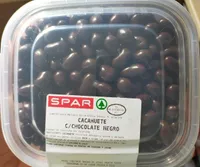 Cacahuete con chocolate negro