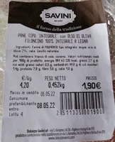 Pane tipo integrale