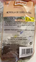 Morcilla de cebolla fina