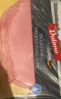 Traditional smoked pork ham