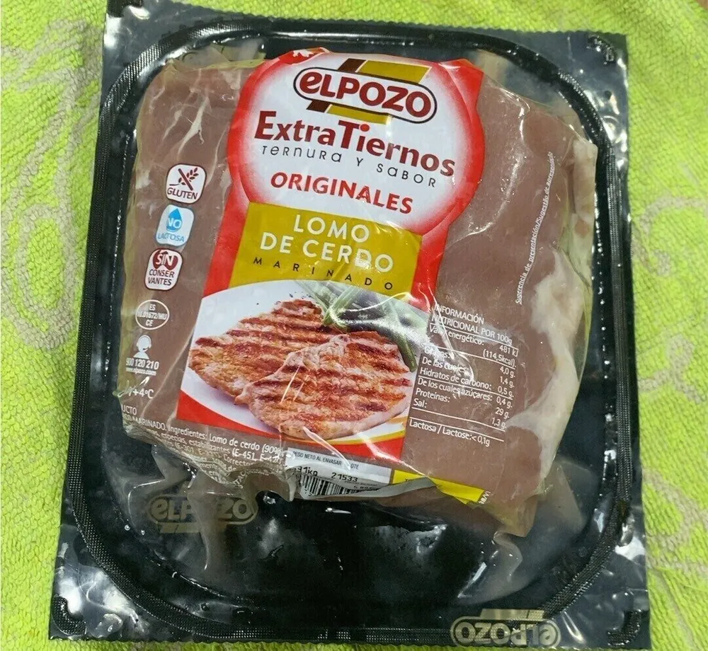 Lomo de cerdo marinado