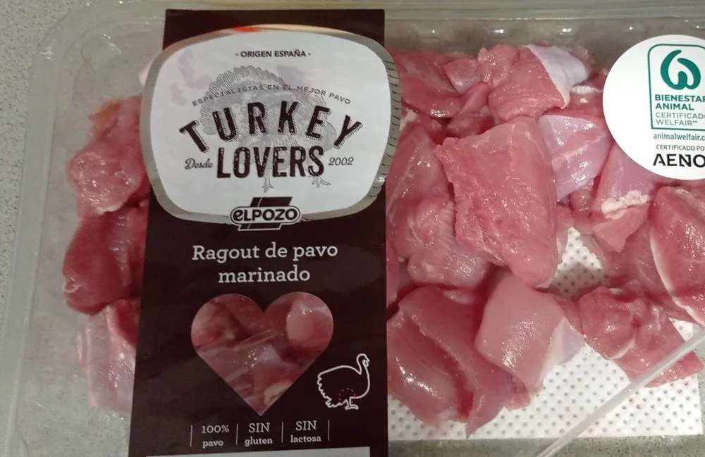 Ragout de pavo marinado