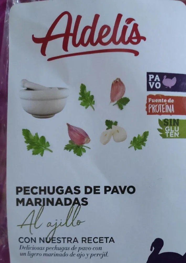 Aldelis pechuga de pavo marinadas al ajillo