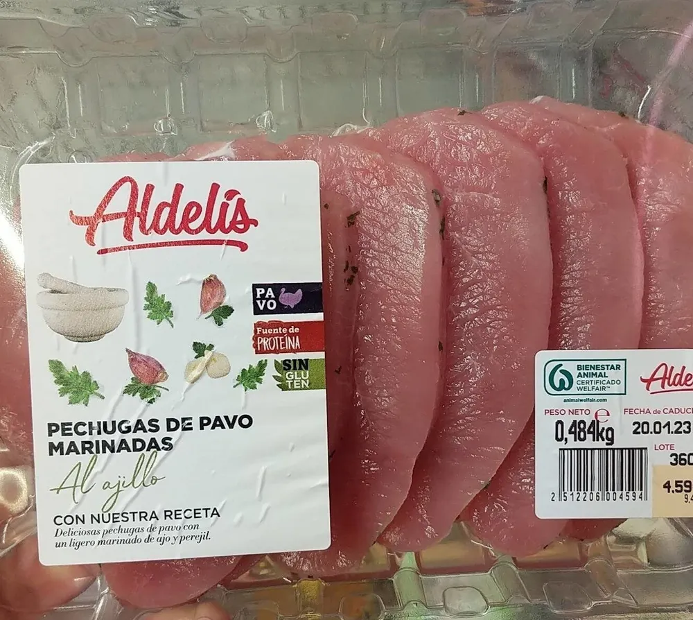 Pechugas de pavo marinadas