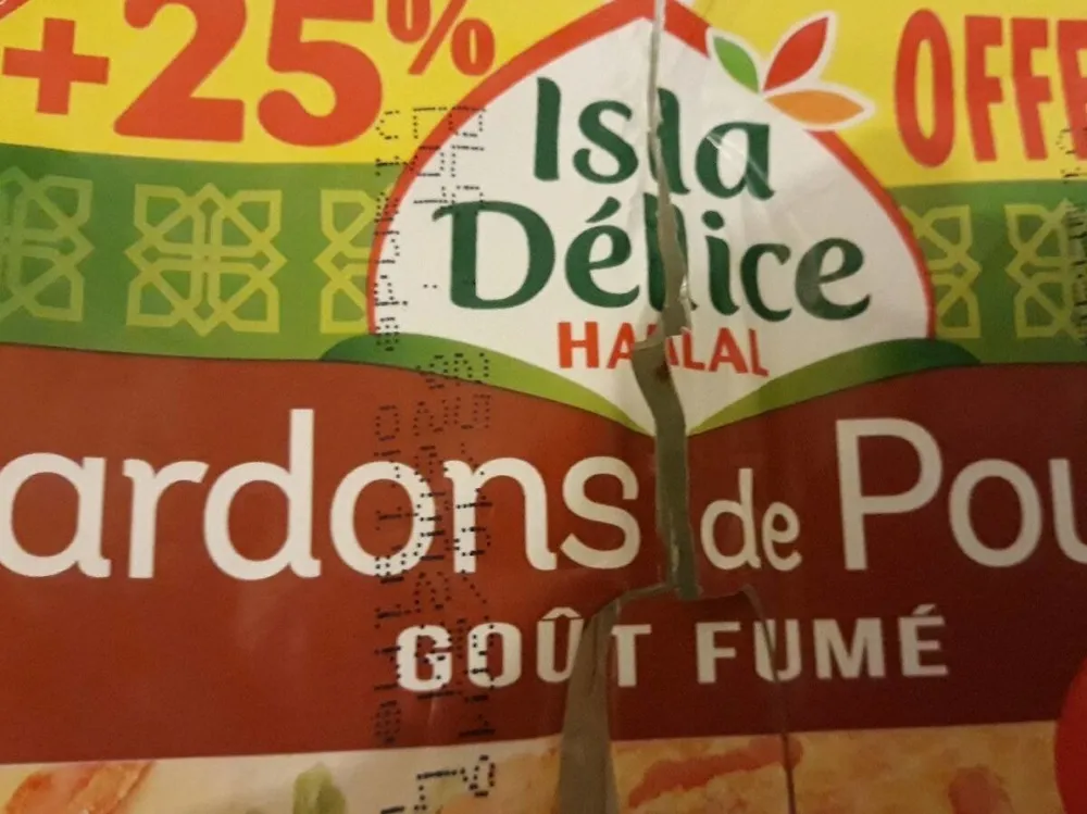 Lardons de poulet halal