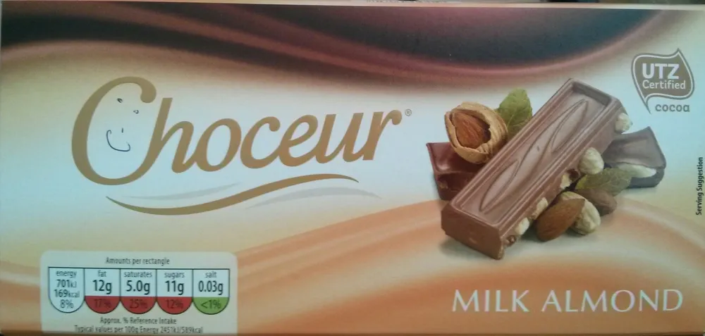 Milk Chocolate with almonds