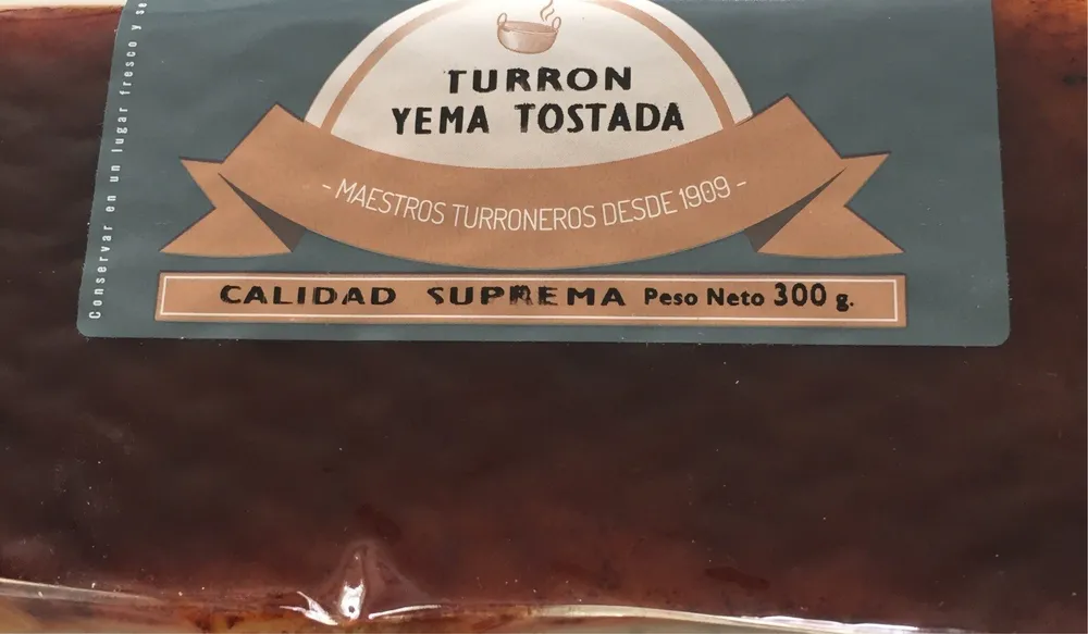 Turron Yema Tostada