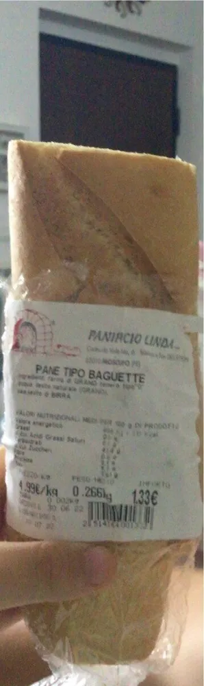 Pane tipo baguette