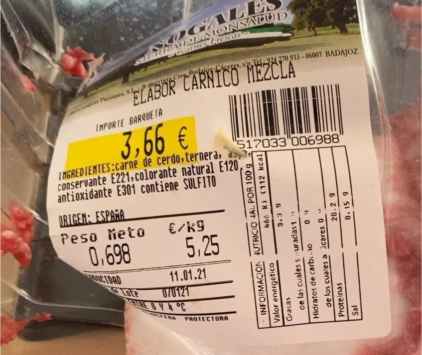 Carne picada